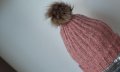  Зимна дамска шапка с пух, снимка 3