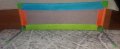 Предпазна преграда за креватче Mon Bebe, сгъваема, 120x43.5 cm, многоцветна