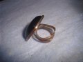 СТАР ЕФЕКТЕН ВЕЧЕРЕН ВИНТИДЖ АРТ РЕГУЛИРУЕМ МЕДЕН НИКЕЛИРАН ПРЪСТЕН 27599, снимка 7