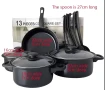 Комплект съдове за готвене от 13 части,Digital One SP01105, незалепващо покритие, 13 pieces cookware, снимка 10