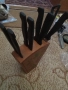 Дървена поставка за ножове 50688, снимка 5