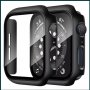 Кейс + Стъклен протектор за Apple Watch 8 / 7 45 41 / SE 44 40 6/5 360, снимка 1