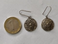 Сребърни обеци филигран , снимка 4