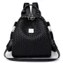 Дамска чанта раница Leonor Black, снимка 1