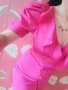 Розова бонбонена рокля , снимка 1 - Рокли - 39220623