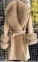 Дамски палта с подплата от вълна и естествен косъм от лисица /алпака/, снимка 4