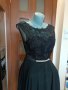 Нова дамска рокля в черно L 125лв, снимка 1 - Рокли - 40188378