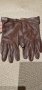 Кафяви ръкавици естествена кожа , снимка 1 - Ръкавици - 43120173