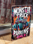Метална табела кола Monster truck Чудовищен джип паркира тук, снимка 2