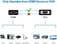 Адаптер HDMI(м) – VGA(ж) конвертор + Аудио, НОВ, снимка 6