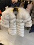 Дамско луксозно палто лисица, снимка 1 - Палта, манта - 27881441