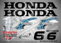 HONDA 150 hp Хонда извънбордови двигател стикери надписи лодка яхта, снимка 2