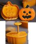 Тиква Хелоуин Halloween пластмасов резец с бутало и релеф за бисквитки сладки тесто декорация фондан