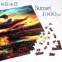 Дървен пъзел 1000 части залез, снимка 2