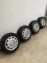 Зимни гуми 195/65/15 с джанти и тасове за Mercedes-Benz, снимка 3
