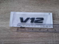черна емблема Mercedes Benz Мерцедес Бенц V12, снимка 5