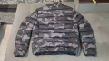 Мъжко зимно яке Kangaroo Poo - размер L - черен камуфлаж , снимка 2