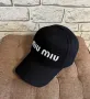 Шапка с козирка Miu Miu унисекс модел, снимка 2