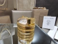 BVLGARI Serpenti Tubogas Snake Gold Diamonds Дамски Часовник, снимка 1