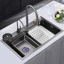 Висококачествена мултифункционална кухненска мивка 80x45x21