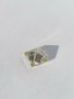 Уникален Топ Голям Фенси Шампанско Принцеса Мойсанит Диамант Moissanite Diamond 3+карата, снимка 14