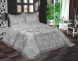 Луксозни покривки за спалня в комплект с долен чаршаф ранфорс , 2 калъфки ранфорс и 2 калъфки сатен, снимка 4