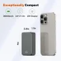 Магнитна безжична външна батерия, 26800 mAh бързо преносимо зарядно устройство, USB C вход и изход, снимка 7