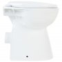 Висока тоалетна без ръб плавно затваряне +7 см керамика бяла, снимка 6