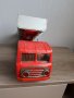 Голяма механична ламаринена играчка самосвал JOUSTRA 1958г, снимка 8