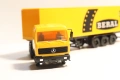 HERPA H0 1/87 MERCEDES BENZ КАМИОН ТИР МОДЕЛ КОЛИЧКА, снимка 3