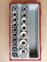 Teng Tools TT1217 тенг 17 броя 1/2 камъни вложки хром ванадий  12стенни, снимка 2