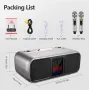Караоке тонколона с 2 микрофона Bluetooth система акумулаторни, снимка 9