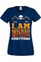 Дамска тениска I'm The Wicked Witch Of Everything 2,Halloween,Хелоуин,Празник,Забавление,Изненада,, снимка 6