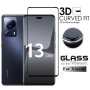 Xiaomi 13 Lite 5G / 3D ЦЯЛО ЛЕПИЛО Извит стъклен протектор