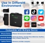 Безжичен микрофон Kinizuxi, професионален лавалиер микрофон за iPhone, iPad, Android, 2.4G , снимка 7