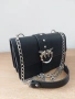 Черна чанта Пинко/SG17n, снимка 2