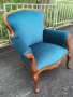 Ретро кресло / претапицирано , снимка 2