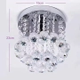 Модерен таванен полилей с кристални сфери, снимка 5