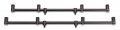 Бъзбар за четири въдици - ANACONDA BLAXX 4 Rod Goal Post Buzzer 60cm New 2020