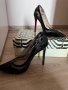 Високи лачени обувки, снимка 1 - Дамски елегантни обувки - 37160681