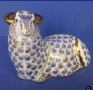 A Royal Crown Derby England  paperweight modelled as a ram/  Circa 1988 - великолепие в злато , снимка 2