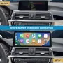 Нов 12.3” CarPlay Android Auto екран за BMW 3/4 Series 2012-2016 NBT, снимка 4