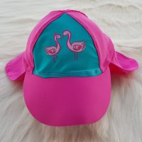Плажна шапка със защита на вратлето 1-2 години, снимка 10 - Бебешки шапки - 40373735
