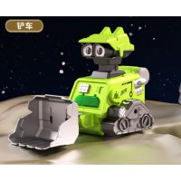 Подвижен робот играчка с дизайн на строителна машина , снимка 3 - Фигурки - 43118820