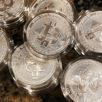 Биткойн монета / Bitcoin ( BTC ) - Silver, снимка 4 - Нумизматика и бонистика - 31223244