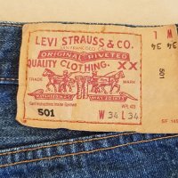 Original Vintage LEVI STRAUSS Denim Printed Jeans, снимка 3 - Дънки - 35043914