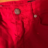 Tommy Hilfiger Дамски червени дънки, снимка 3 - Дънки - 38809027