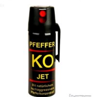 Лютив спрей за самозащита Pfeffer-KO JET 50мл - голямата разфасовка, снимка 4 - Екипировка - 43830864