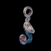 Сребърен висящ елемент Пандора,колекция"Little Mermaid-Ариел"/нов, снимка 2 - Колиета, медальони, синджири - 43576072