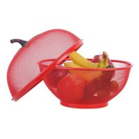 875 Метална купа с капак за плодове и зеленчуци с форма на ябълка, снимка 8 - Аксесоари за кухня - 44065525